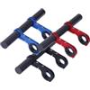 Toyvian Supporto Estensore per Bicicletta a Doppio Manubrio da 20cm | Ciclismo su Strada e Biciclette, Montaggio Leggero Multiaccessorio, per Torce e Campanelli, Nero