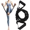 Generico Bande Di Resistenza Con Maniglie Elastica Multifunzione | Bande Di Resistenza Con Maniglie Per Allenamento Workout Palestra A Casa Gambe Braccia Spalle Schiena Corpo Donna Yoga