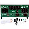 Asixxsix Tabellone Segnapunti Digitale 14 Cifre LED Remoto Wireless | Segnapunti Elettronico, Display a LED, Basket e Calcio, Pallavolo e Baseball, Tennis, Telecomando da 100 Piedi