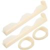 SHINEOFI 2 Set Strumento per Riparazione Puntali Biliardo in Plastica Beige | Kit Leggero e Portatile, Manutenzione Fai da Te, per Stecche e Puntali, Uso Casa e Tavolo