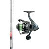 Kolpo Combo Superlative Spin + Nanga, Spinning, 2,10 m, Fibra di Carbonio, Spigola e Predatori