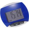 FOMIYES Contapassi Elettronico Grande Schermo per Camminare Fitness | Calorie, Corpo in ABS Blu, Batteria Inclusa, per Cintura e Tasche, Uso Quotidiano