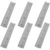 Amosfun 6 Pezzi Gancio per Sedile Kayak in Plastica PVC, Supporto Stabile | Accessori per Kayak e Gommoni, Resistente alla Corrosione, per Pagaia Turistica e Uscite Tranquille