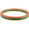 ADOCARN 8 Pezzi Cerchi di Agilità in Plastica 30cm Multicolore Resistenti | Anelli Modulari per Esercizi di Velocità e Agilità, Adatti a Giovani e Insegnanti di Educazione Fisica, per Allenamenti