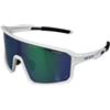 Reko - RK7 - Occhiali da Sole per uso sportivo bianco con lente polarizzata verde