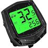 Zhdbchyuu Computer AttivazioneAutomatica mph Nero | Connettività wireless MPH e KM/H, attivazione automatica all'inizio della pedalata e memoria dati.