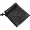 Zerodeko Borsa Rete per Palline da Golf in Nylon Nero Coulisse | Capacità Ampia Fino a 50 Palline, Struttura a Rete, per Campo Pratica e Campi da Golf