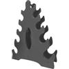 Generico Supporto per pesi per manubri, supporto per rack per manubri | Rastrelliera per manubri resistente - Supporto per manubri Rastrelliera per pesi a 5 livelli, organizer con strut