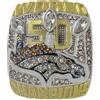CGHcgRY anello di campionato, Broncos 2015 - Gioielli con incisione in rilievo 3D