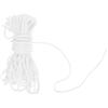 Healvian Guinzaglio per Pagaia per Kayak in Nylon Bianco per Canoa | Fissaggio Elastico Moschettone, Ancoraggio Sicuro, per Pescatori e Stand Up Paddle, Accessorio Canoa