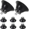 CLISPEED 8 Pezzi Tappetino Antiscivolo e Viti Galvanizzate | Riduce Rumore e Stabilizza Macchine Fitness, per Pavimenti in Legno e Appartamenti