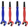 LeLiangLiang Spazzola di Pulizia per Catena Moto Bicicletta | Set di 4 Spazzole per Moto, Bici, Auto, Motocicletta, Bicicletta, Multifunzionale Pulisci Kit - Blu e Rosso