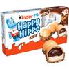 Kinder Happy Hippo, Wafer con Granella al Cacao e Ripieno Cremoso al Latte e Cacao, 5 Pezzi da 20,7g