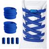Shecret 2 Paia Elastici Lacci con Chiusura in Metallo, No Tie Lacci Senza Nodo, Durable Lacci Elastici per Bambini e Adulti, Adatto a Tutte Le Scarpe Sportive e Casual