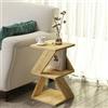 Dmora Tavolino da Salotto Nevile 30x30x50h cm Marrone Rovere 2 Vani Forma Rettangolare, Sfumatura Colore Ripiano Rovere