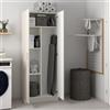 Dmora Armadio Multiuso 2 Ante Sibylle 70x180h cm Beige Cashmere 3 Ripiani 2 Ante, 5 Vani