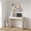 Dmora Scrivania Sabra 100x40x77h cm Beige Cashmere 2 Cassetti un Ripiano, Sfumatura Colore Struttura Cashmere