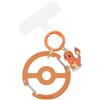 Pokémon Center Pokemon Charmander Multi-Ring Plus con moschettone trasparente NUOVO mostro...