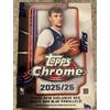 Topps Chrome 2025/26 NBA Basketball Cards Box 7 confezioni rosso bianco blu p...