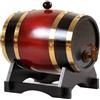 Botte Da Vino In Rovere Da 3 L / 1,5 L Con Base Per Whisky Da 1,5 L Vino Rosso