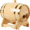 Botte Da Vino In Rovere Da 3 L / 1,5 L Con Base Per Whisky Da 1,5 L In Legno