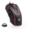 Redragon Mouse da gioco Redragon M990, modello MMO, con cavo, illuminazione RGB e 32000 DPI
