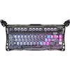 Selius Tastiera da gioco wireless meccanica - Illuminazione RGB, layout 75%, corpo in alluminio