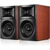 Selius Altoparlante per PC attivo - Potenza di 60 Watt - Woofer da 3 pollici - Materiale: legno, PVC, fibra di carbonio - Connessioni: USB, Bluetooth, AUX