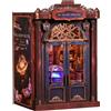 Book Nook Fai da Fatto in Casa Kit Book Nook Miniature per Scrivania