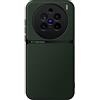Kepuch Cover per Vivo X200 Pro - Custodia Case Piastra Metallica Incorporata Litchi Grano - Verde
