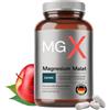 MGX® Magnesio Malato Capsule - 120 capsule per bicchiere - Magnesio Malato puro, senza additivi, vegano - prodotto in Germania e testato in laboratorio