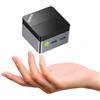 GMKtec G5S Mini PC(3 anni di supporto) Mini Desktop Computer Intel N5095, 8 GB LPDDR4 RAM, 128 GB SSD M.2, 2 porte HDMI 4K@60Hz, 3 porte USB 3.2, Wi-Fi 6, Bluetooth 5.2, SD