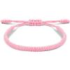 Aucuu Portafortuna Braccialetto, Braccialetti Intrecciati, Braccialetti Amicizia Intrecciati, Tibetano Amicizia Corda Bracciale, Bracciali Fatto a Mano, Bracciale Regolabile per Donne Uomo Bambini