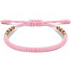 Aucuu Portafortuna Braccialetto, Braccialetti Intrecciati, Braccialetti Amicizia Intrecciati, Tibetano Amicizia Corda Bracciale, Bracciali Fatto a Mano, Bracciale Regolabile per Donne Uomo Bambini