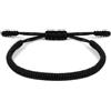 Aucuu Portafortuna Braccialetto, Braccialetti Intrecciati, Braccialetti Amicizia Intrecciati, Tibetano Amicizia Corda Bracciale, Bracciali Fatto a Mano, Bracciale Regolabile per Donne Uomo Bambini