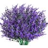 LeLiangLiang 6 Pezzi Lavanda Artificiale | Bouquet Artificiale di Fiori di LavandaFiori Finti per Decorazioni, Fiori Artificiali per Cimitero, fiori finti Decorativi