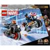 LEGO Marvel Super Heroes - Motociclette Di Black Widow E Captain America