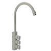 Rubinetto 3 vie acciaio inox Elvo Colore Granito Avena-Fragranite