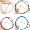 Collana e Bracciale con Perline di Gemme Sfaccettate 2-3mm, Cristallo di Quarzo, Agata, Perla Naturale, Acquamarina, Gioielli Unisex, Regalo per Feste