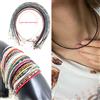 Bracciale e Collana da Donna alla Moda con Perle Sfaccettate Mini da 2-3mm, Cristallo Naturale, Zircone, Tormalina, Granato, Agata, Gioielli con Perline, Regalo