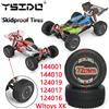 YSIDO Aggiornamento originale da 72 mm Wltoys XK 144001 144010 124019 124017 124016 Pneumatici anteriori e posteriori con attacco esagonale da 12 mm per auto RC fuoristrada 1/12 1/14 1/16