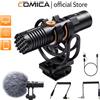 COMICA VM10 PRO Microfono Cardioide Shotgun per Fotocamera con Supporto Antiurto per Android iPhone DSLR Camera Gopro DJI Action 3