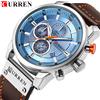 CURREN Data di moda Orologi da uomo al quarzo Top Brand di lusso Orologio maschile Cronografo Sport Orologio da polso da uomo Hodinky Relogio Masculino