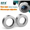RF4 NUOVO RF4 WD165 0.7X 0.5X 0.48X Microscopio Lente In Vetro Microscopio Trinoculare Oggetti Ausiliari Lente per Zoom Stereo Barlow Camera