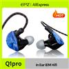 EPZ Auricolari cablati EPZ Q1 Pro Yunshuilan HIFI Bass IEM In-Ear per Gaming con Microfono, Cavo Staccabile Type-C 0.78 a 2 Pin