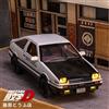 MAKEDA 1/32 Iniziale D AE86 Giocattolo Auto Pressofuso Toyota Modello In Miniatura Tirare Indietro Suono Luce Porte Apribile Collezione Educativa Regalo Del Capretto