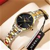 CURREN Orologio al quarzo originale da donna Orologi da donna eleganti alla moda Orologio da polso da donna impermeabile in acciaio inossidabile