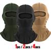 NONE 1pz/2pz/4pz Passamontagna Elastico Traspirante, Maschera Integrale per Ciclismo, Sci, Moto, Sciarpa, Sottocasco
