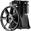 SucceBuy Testa della pompa del compressore d'aria 3HP 5.8CFM 90PSI Testa della pompa dell'aria monostadio con pistone del compressore d'aria lubrificato a olio a doppio cilindro
