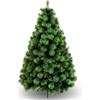Kmt Style Albero di Natale artificiale verde o bianco, altezze di 60 cm, 90 cm, 120 cm, 150 cm, 180 cm, 210 cm e 240 cm, rami pieghevoli e staccabili, supporto pieghevole in metallo, facile montaggio e